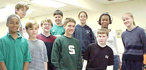 students of Julian Middle School's 