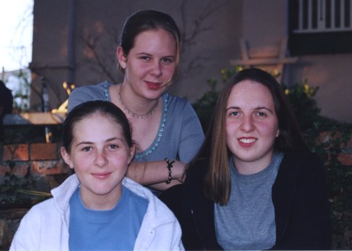 Three sisters: Emily, Sarah, and Elise