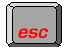 The image being represted here is the Escape key, which has esc printed on it.