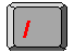 This is the i key. It is located right under the 8 and 9 on the keyboard.