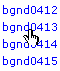 List of backgroud images: bgnd0412, 0413(selected), 0414, 0415.
